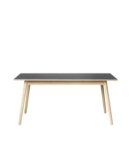 FDB Møbler Spisebord Poul M. Volther C35B 82x160 cm - Eg/Nero Sort 
