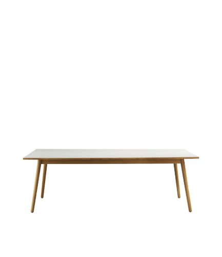 FDB Møbler Spisebord Poul M. Volther C35C 95x220 cm - Eg/Mushroom