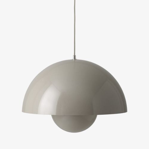 &Tradition Big Flowerpot VP2 Pendel Ø: 50 cm - Grey Beige 