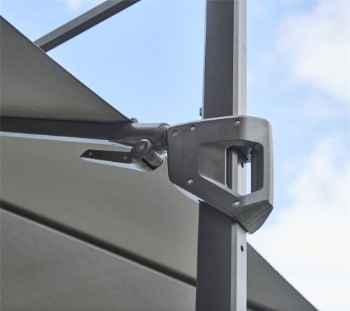 Cane-line Outdoor Hyde Luxe Tilt Parasol 300x300 cm - Anthracite
