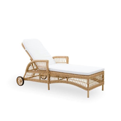 Sika-Design Daisy Exterior Liggestol inkl. Hynde L: 194 cm - Antik/CY101 White 