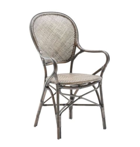Sika-Design Rossini Stol m. Armlæn  - Taupe