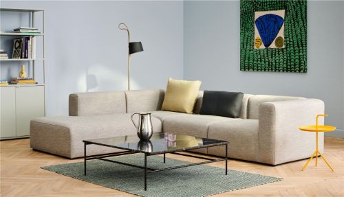 HAY Rebar Coffee Table L: 80 x B: 84 x H: 33 cm - Black Marble