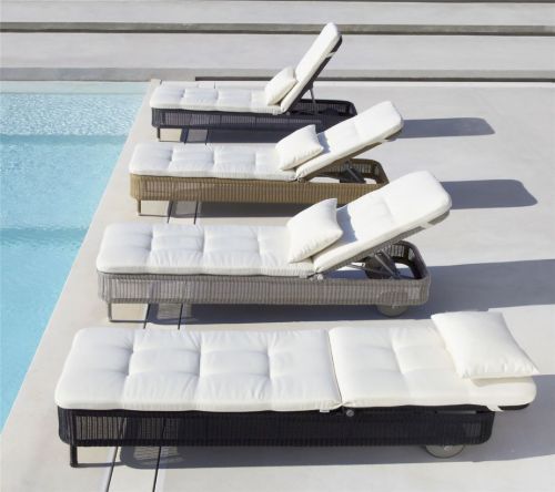 Cane-line Outdoor Presley Solvogn 62x202 cm - Natural