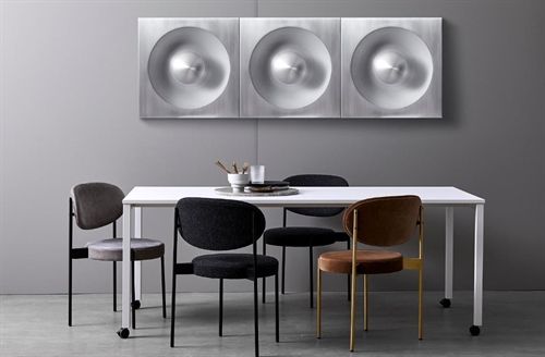 Verpan Spiegel Væg/Loftlampe 62,5x62,5 cm - Aluminium