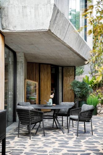 Cane-line Outdoor Ocean Stol, stabelbar - Dark Grey