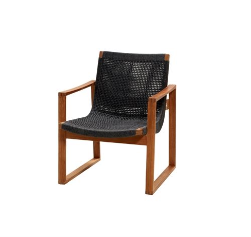 Cane-line Outdoor Endless Loungestol  - Teak / Dark Grey