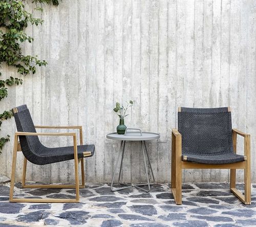 Cane-line Outdoor Endless Loungestol  - Teak / Dark Grey