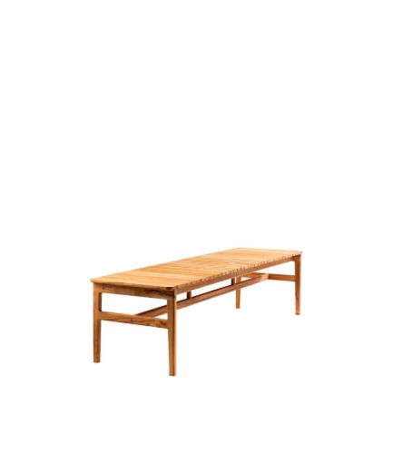 FDB Møbler M10 Sammen 3 pers. Havebænk L185,5 cm - Massiv Teak/Natur 