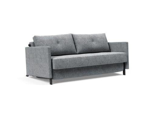 Innovation Living Cubed Sovesofa m. Armlæn L: 160 cm - Twist Granite/Mat Sort