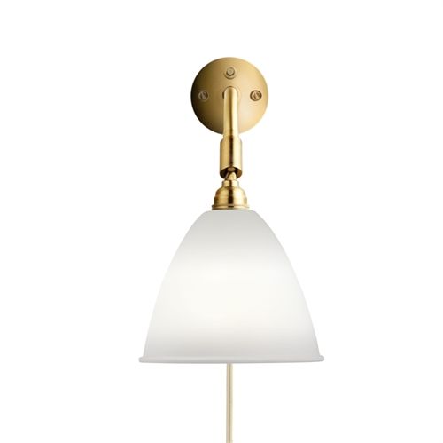 Bestlite BL7 Wall Lamp Ø:16 cm Brass base - Bone China skærm 