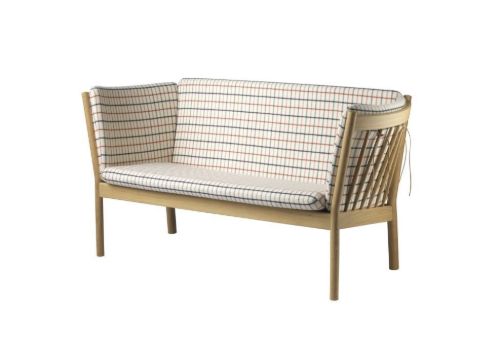 FDB Møbler J148 2 pers. sofa Erik Ole Jørgensen L: 150 cm - Eg/Hestedækken