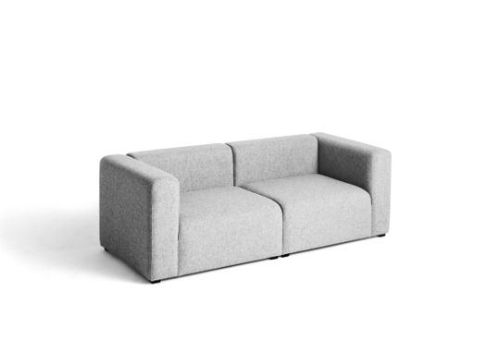 HAY Mags 2 Seater Combination 1 L: 194 cm - Hallingdal 130/Black Stained Beech