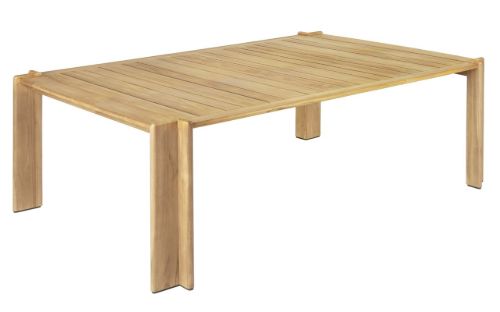 GUBI Outdoor Atmosfera Dining Table 105 x 209 cm - Teak