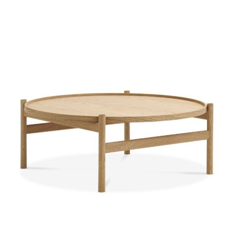 Brdr. Krüger HB Sofabord Ø: 100 cm - Olieret Eg  