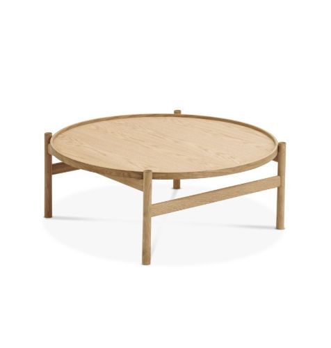 Brdr. Krüger HB Sofabord Ø: 100 cm - Olieret Eg  