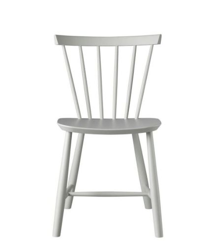 FDB Møbler J46 Poul M. Volther Stol SH: 45 cm - Lysegrå/Dust & Bones/Malet Bøg