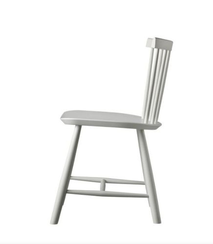 FDB Møbler J46 Poul M. Volther Stol SH: 45 cm - Lysegrå/Dust & Bones/Malet Bøg