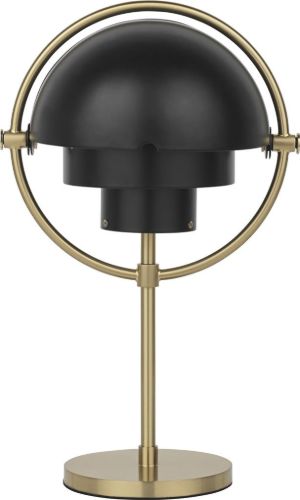 GUBI Multi-Lite Portable Lampe H: 30 cm - Brass/Black Semi Matt