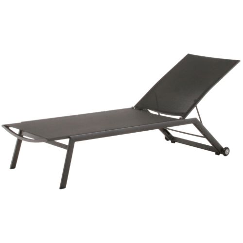 Mandalay Elba 2 stk. Liggestole L: 192 cm - Antracit