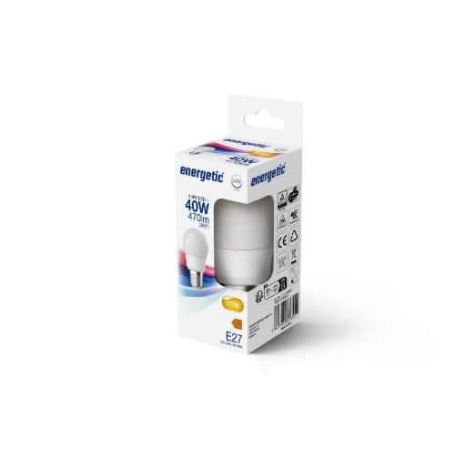 Nordlux E27 G45 Pære 40W 470 Lumen - Varm Hvid/Frostet OUTLET