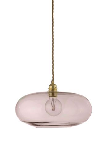 Ebb & Flow Horizon Pendant Lamp L Ø: 36 cm - Bright Coral/Gold OUTLET