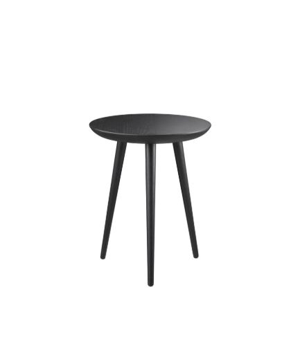 FDB Møbler D106 Bakketop Bakkebord Philip Bro Ø: 38 cm - Eg/Sort