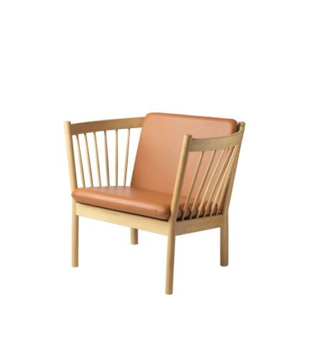 FDB Møbler Hynder til J146 51x60 cm - Cognac Læder