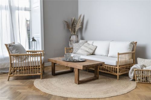 Sika-Design Caroline Lounge Chair SH: 42 cm - Antique/B450 Tempotest White