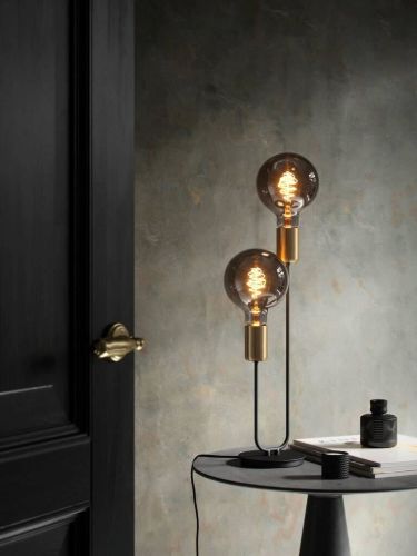 Nordlux Deko E27 G125 Spiral Globe Pære 5W - Røgfarvet Glas/Dæmpbar OUTLET