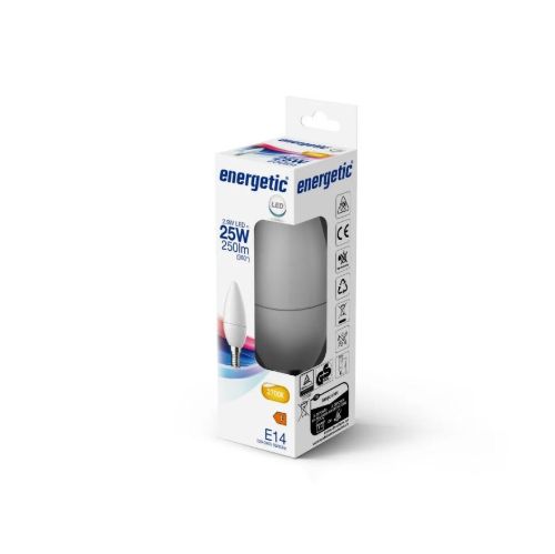 Nordlux E14 C35 Pære 25W 250 Lumen - Varm Hvid/Frostet OUTLET