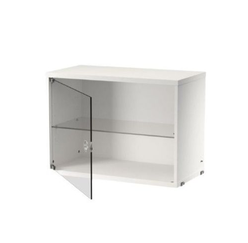 String Furniture Display Cabinet With Swing Glass Door 58x42 cm - White OUTLET