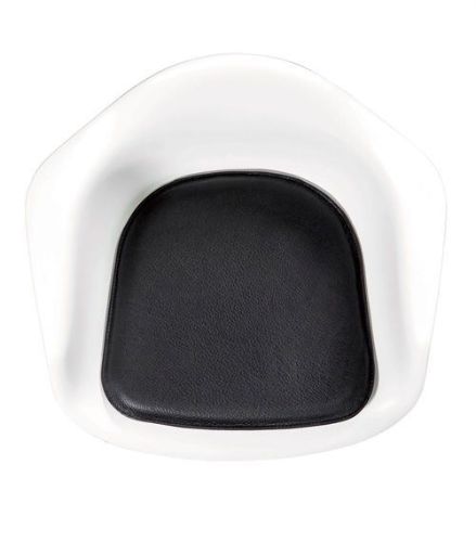 Bent Hansen Hynde til Eames DAR / DAW H: 8 mm - Zenso 2 Sort Læder OUTLET