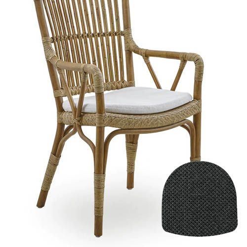 Sika-Design Hynde til Piano & Monique Stol 42x43 cm - A669 Rintin Oxalis Dark Grey OUTLET