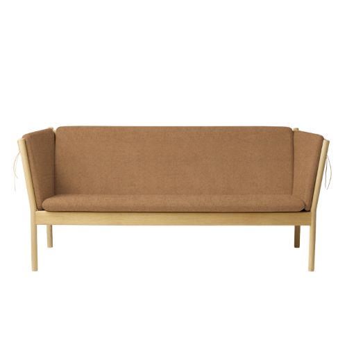 FDB Møbler J149 3 pers. Sofa Erik Ole Jørgensen L: 185 cm - Eg/Brun