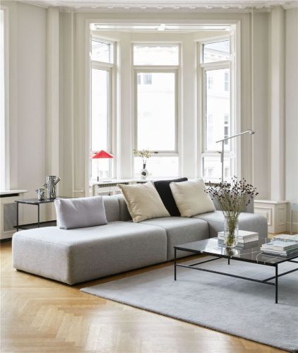 HAY Raw Rug No 2 170x240 cm - Light Grey