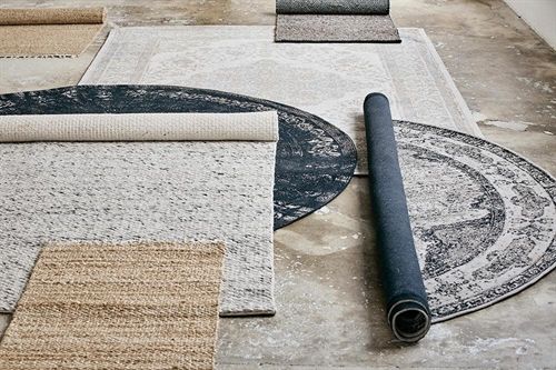 Nordal Venus Woven Rug Ø: 240 cm - Dusty Grey