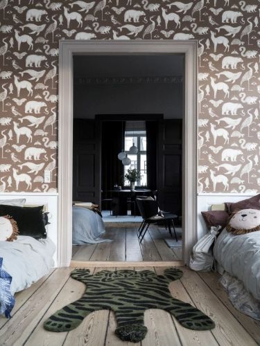 Ferm Living Safari Tufted Rug 118x160 cm - Tiger