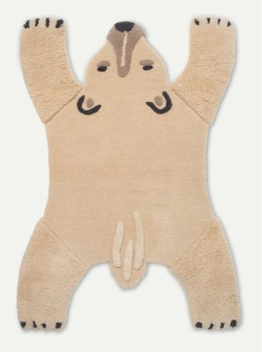 Ferm Living Animal Tufted Rug 118x160 cm - Polar Bear