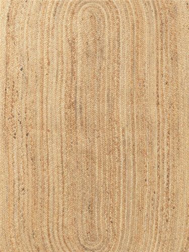 Ferm Living Eternal Oval Jute Rug Large 230x340 cm - Natural