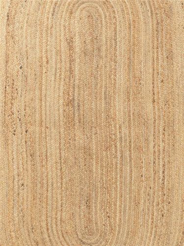 Ferm Living Eternal Oval Jute Rug Small 140x200 cm - Natural