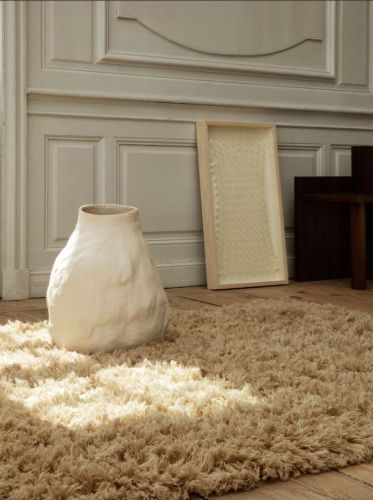 Ferm Living Meadow High Pile Rug S 140x200 cm - Light Sand