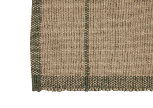 Hübsch Capri Rug 200x140 - Dark Green Nature OUTLET