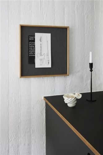 Hemverk RECY Pinboard 40x40 cm - Dark Grey Filt 