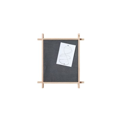 Andersen Furniture Collect Pinboard Opslagstavle Medium 74x64 cm - Eg/Hvidpigmenteret Mat Lak