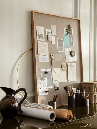 Ferm Living Scenery Pinboard Large 100x75 cm - Natural Oak