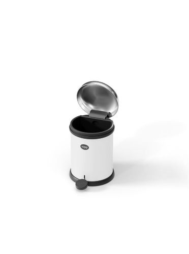 Vipp 12 Pedalspand H: 25 cm  3 L- Hvid