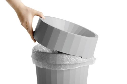 HAY Shade Bin Papirkurv 14L 30x36,5 cm - Grey 