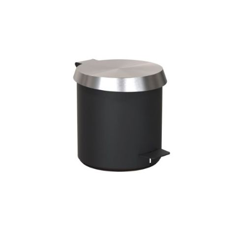FROST Pedalspand 250 Small 6L - Mat Sort/Børstet OUTLET