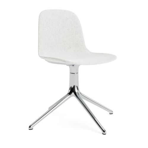 Normann Copenhagen Form Swivel Stol - Aluminium/Hallingdal 110
